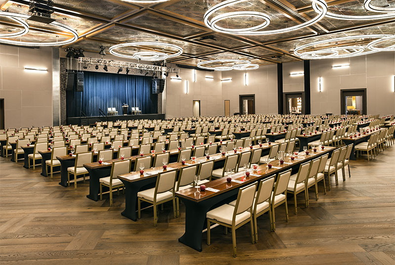 Live! Casino & Hotel Architectural Image - Event Center Classroom Setup